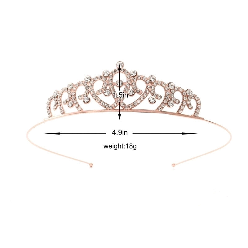 Factory Girl Crown Princess Simple Cute Headband Baby Festival Performance Hair Accessories Bride Crown Wedding Headdress