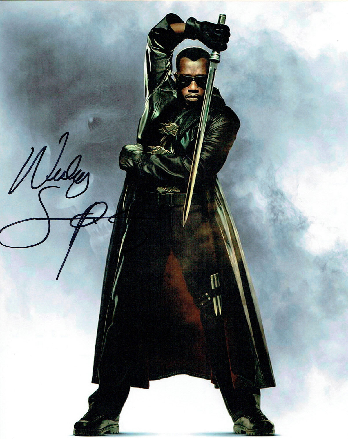 Wesley SNIPES SIGNED Autograph 10x8 BLADE Photo Poster painting AFTAL COA BLADE