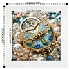 5D DIY Partial Special Shaped Drill Butterfly Diamond Painting With Frame Kit Decor 19.2x19.2cm