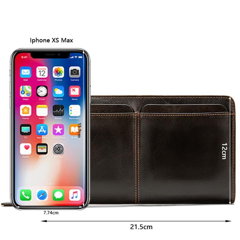 Muiltipurpose Leather Cards Holder Wallets With Pockets