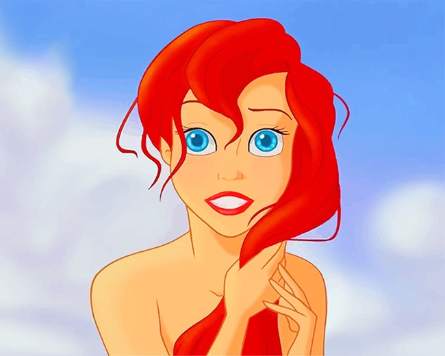 

Cute Ariel – Paint By Numbers - 40*50CM, 501 Original