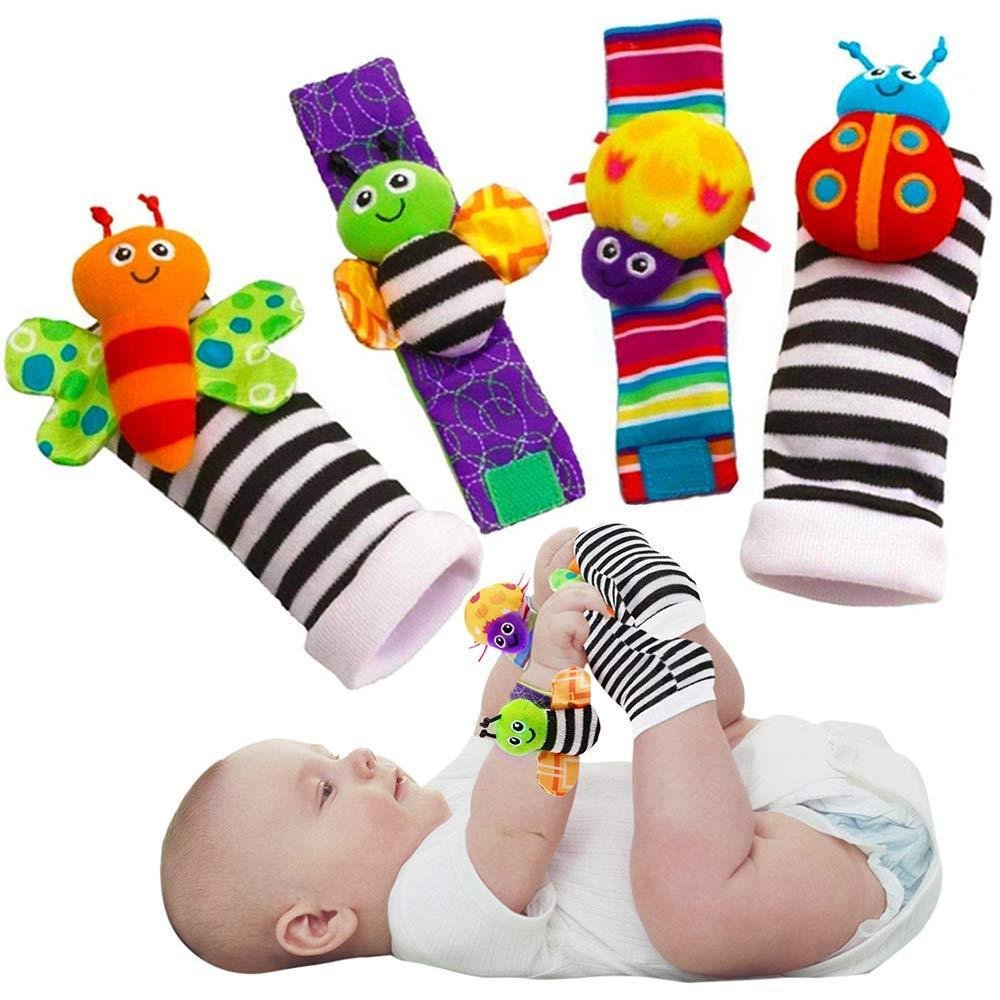 Wearable Rattle Toys (Wrist Bands & Socks)