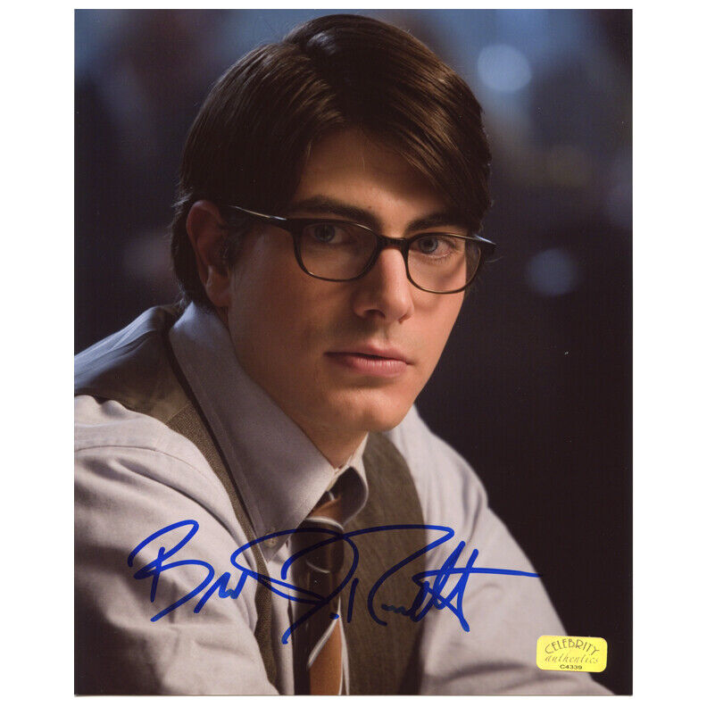 Brandon Routh Autographed Superman Returns Clark Kent 8x10 Photo Poster painting