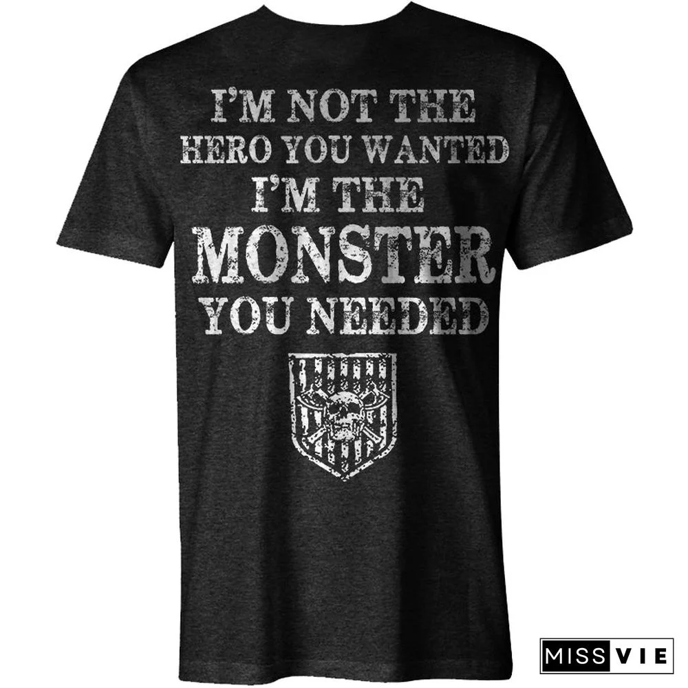 Vikings Monster You Needed Printed Men's T-Shirt