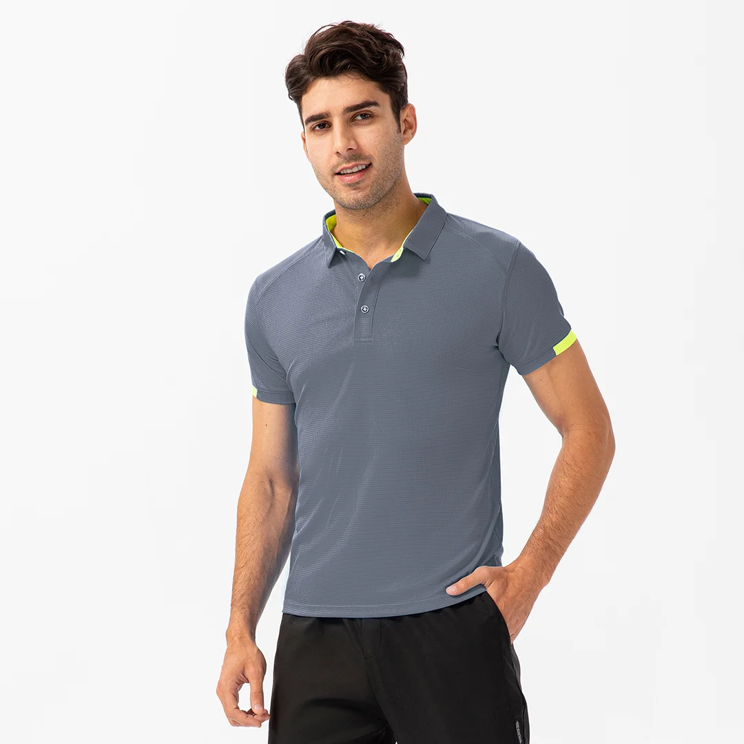 Men's quick-drying sports polo shirt