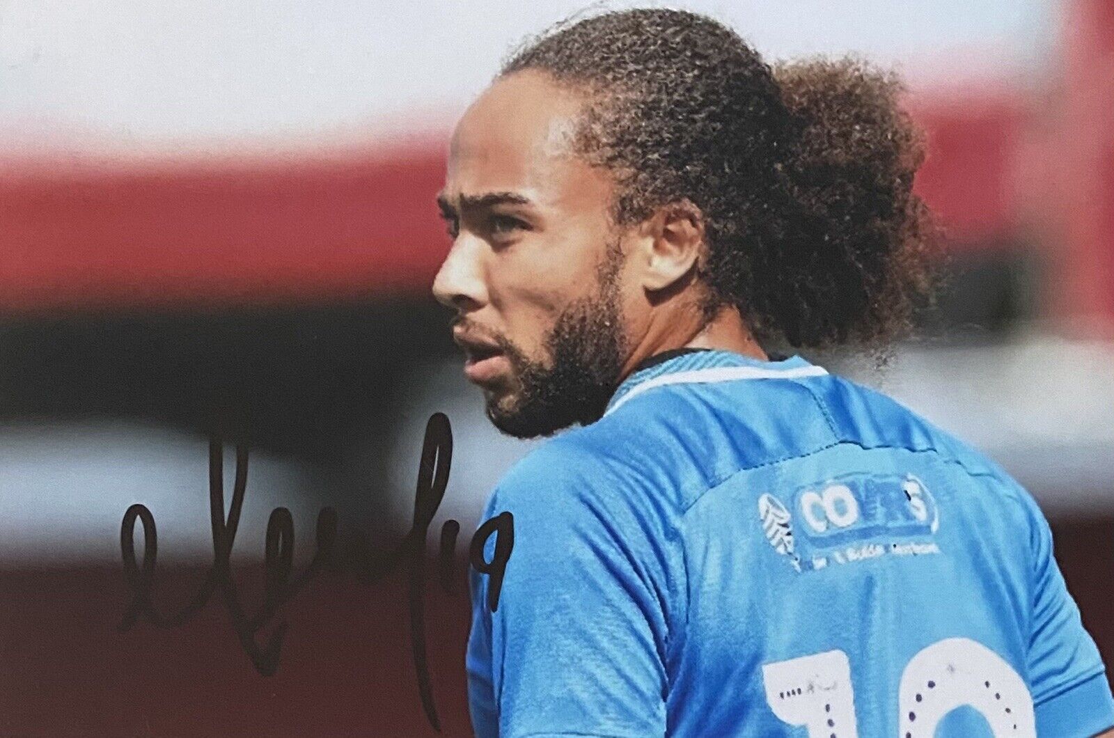 Marcus Harness Genuine Hand Signed Portsmouth 6X4 Photo Poster painting