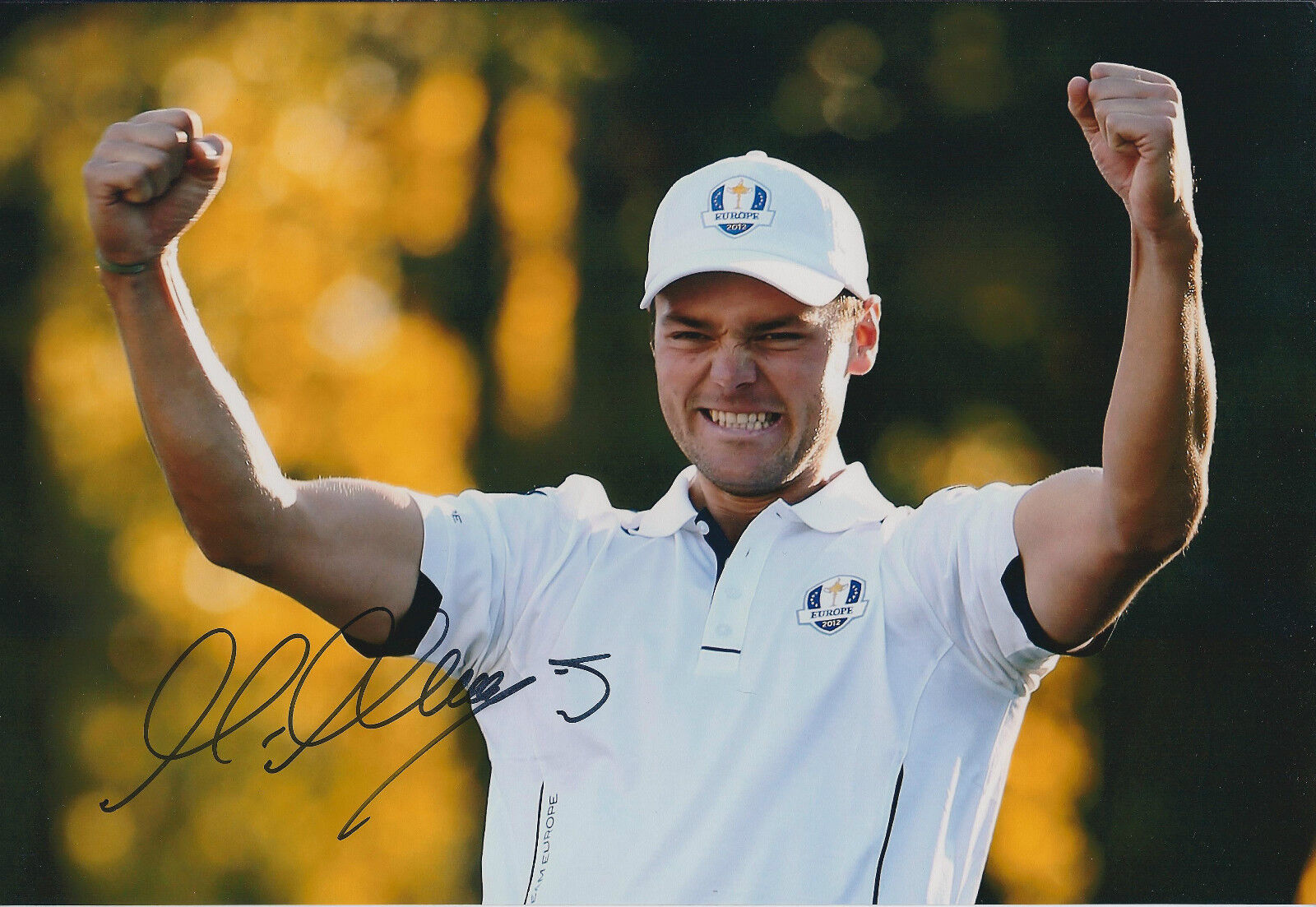 Martin KAYMER SIGNED Autograph 12x8 Photo Poster painting AFTAL COA 2012 Ryder Cup Win GOLF