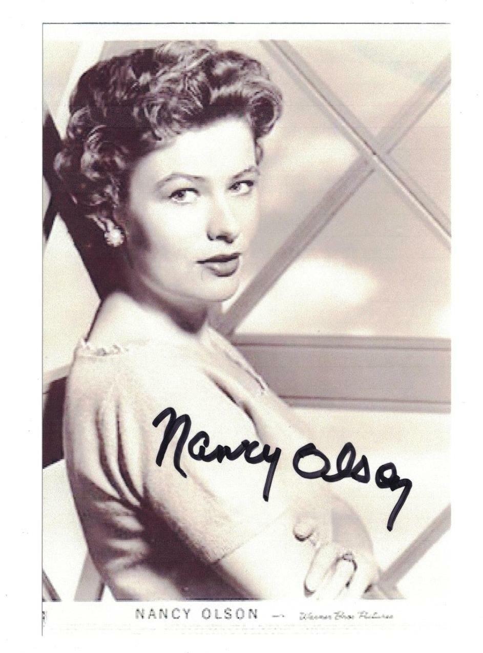 Nancy Olson Signed Autographed 4x6 Photo Poster painting Actress C