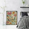 Flowers Calligraphy-14CT Stamped Cross Stitch 30*40cm/11.81*15.75in tapestrymarket