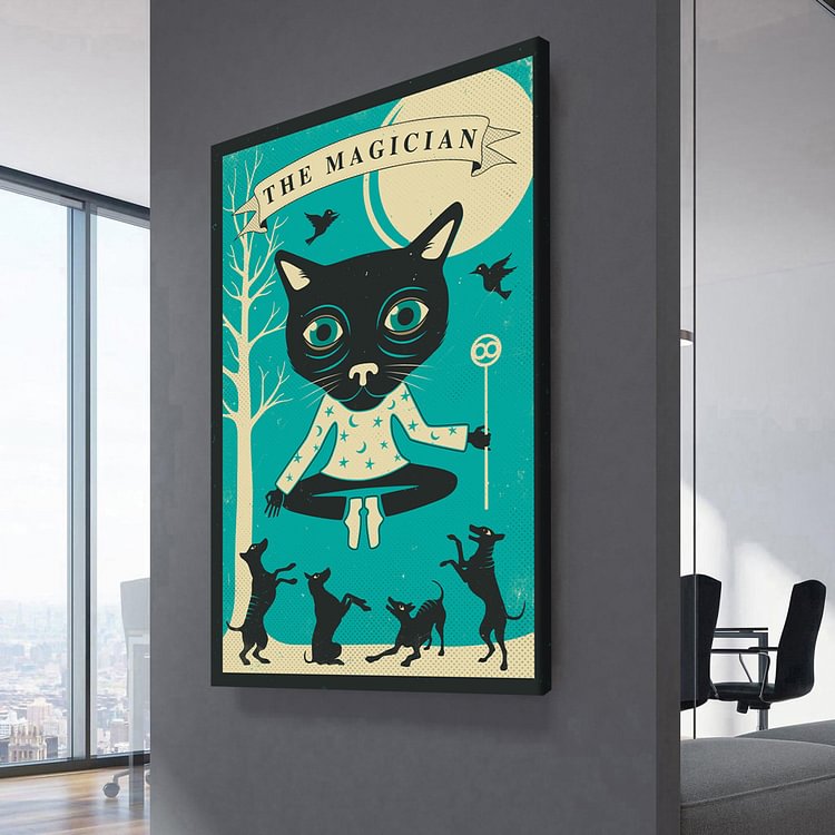 The Magician Tarot Card Canvas Wall Art