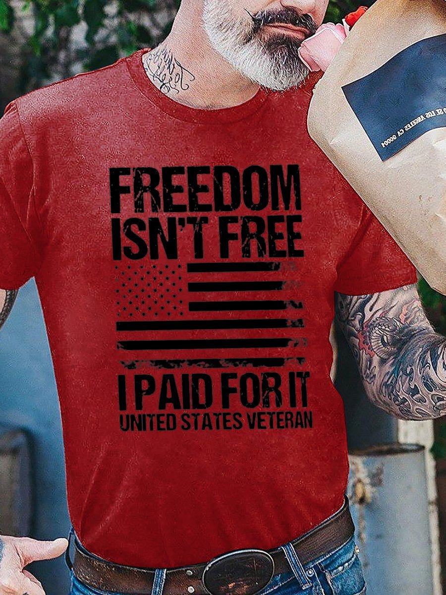 Freedom Isn't Free, I paid For It memorial day Shirts & Tops