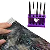Support de rangement &agrave; d&eacute;coupes en forme de c&oelig;ur 10 fentes, stylo &agrave; peinture multicolore et pince &agrave; pince pour l&rsquo;organisation du bureau de loisirs cr&eacute;