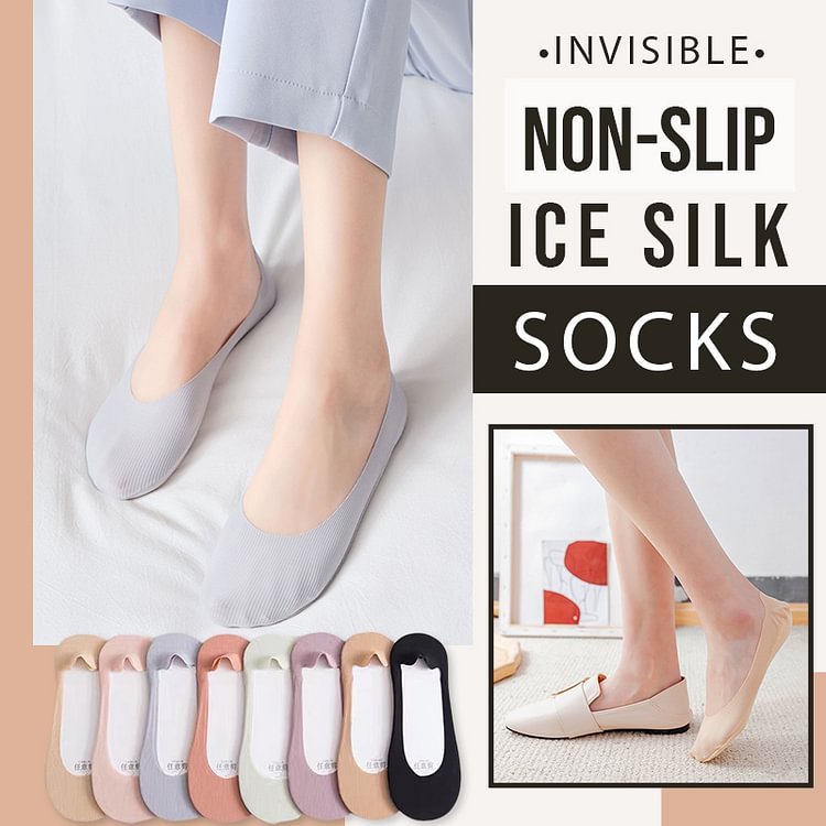 Invisible Non-slip Ice Silk Socks