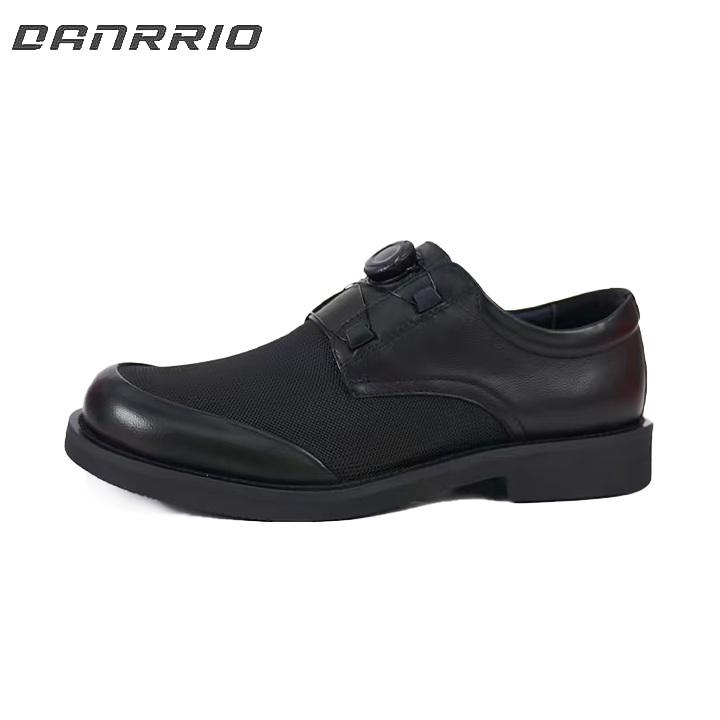 DANRRIO Swivel Buckle Ice Mesh Comfortable Breathable Stylish Men's Leather Shoes DANRRIO.COM DANRRIO