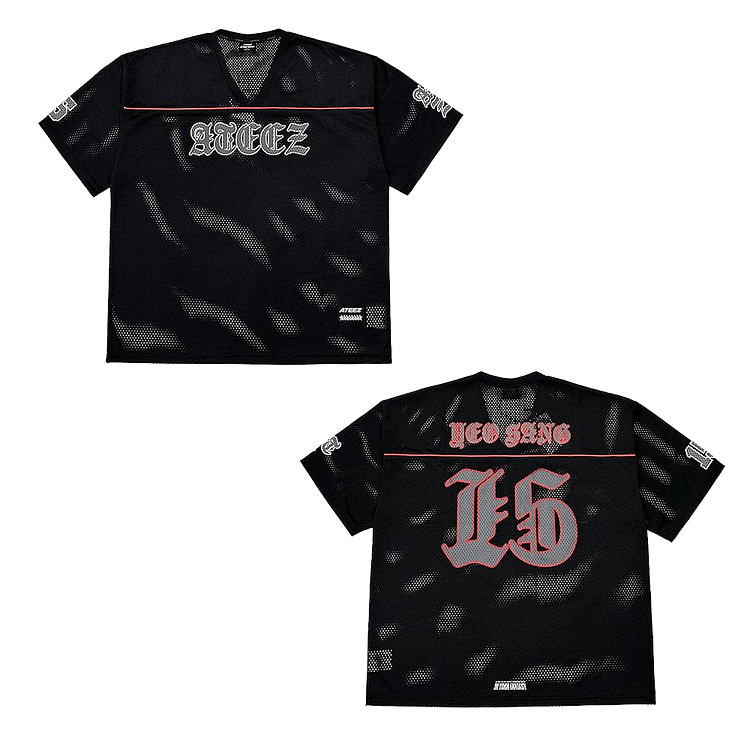 ATEEZ 2025 アメツ US FOOTBALL UNIFORM サン 2025 ATEEZ In Your Fantasy World Tour North America Football