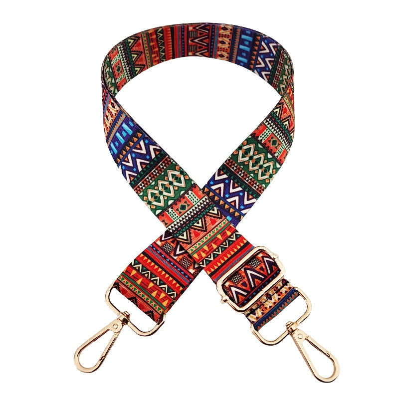 Polyester Color Block Bag Strap