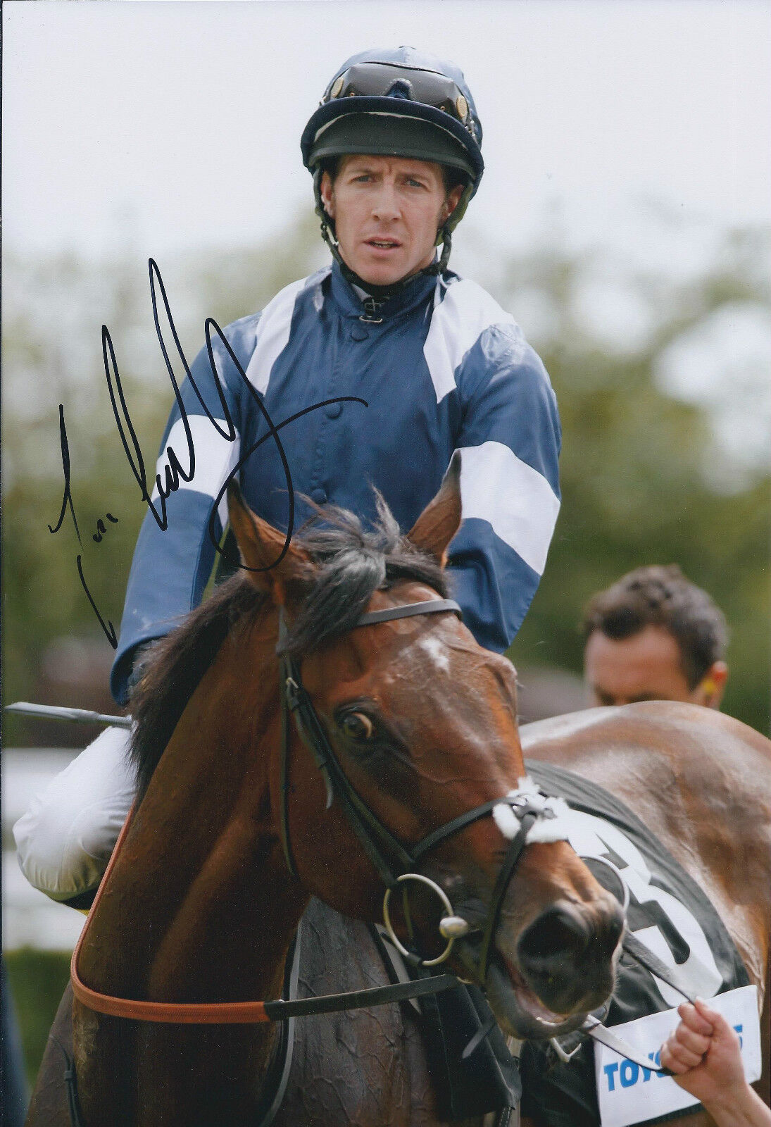 Jim CROWLEY Jockey SIGNED Autograph 12x8 Photo Poster painting AFTAL COA Royal Ascot Winner