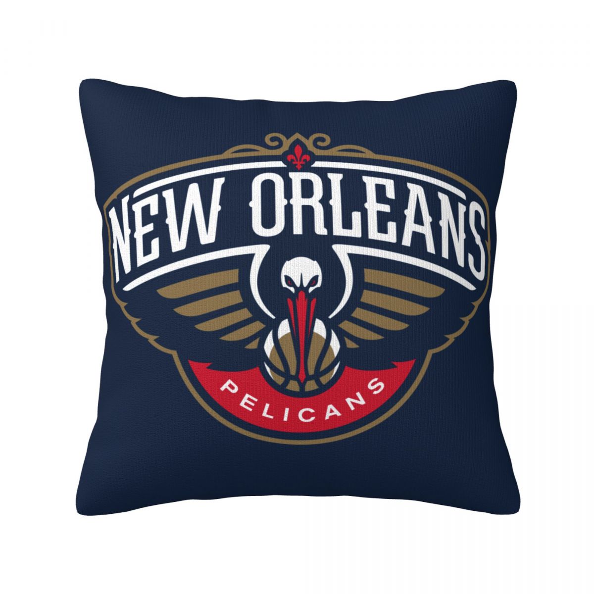 New Orleans Pelicans Logo Decorative Square Throw Pillow Covers