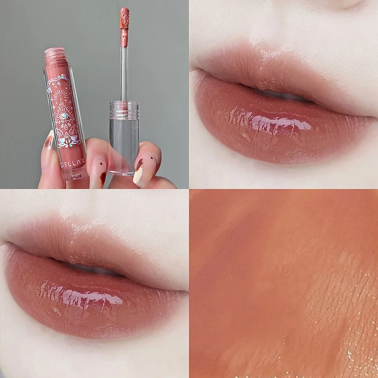 6 Colors Moisturizing Lip Oil Lip Gloss Women Velvet Matte Lipstick Mirror Water Lip Glaze Primer Gel Cosmetics