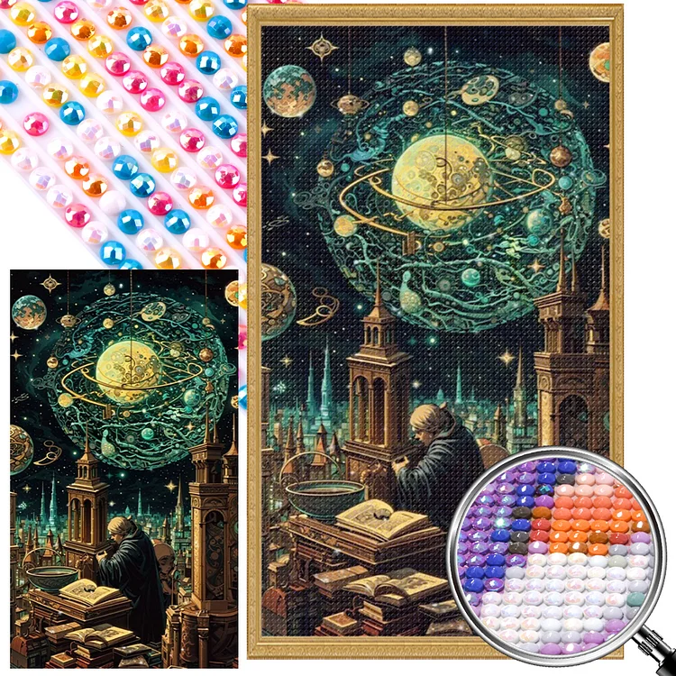 Researcher - Full Round - Diamond Painting(45*75cm)