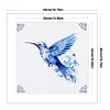 Blue And White Porcelain Hummingbird-11CT Stamped Cross Stitch 40*40cm