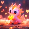 Diamond Painting-DIY Full Round Drill Love Dragon