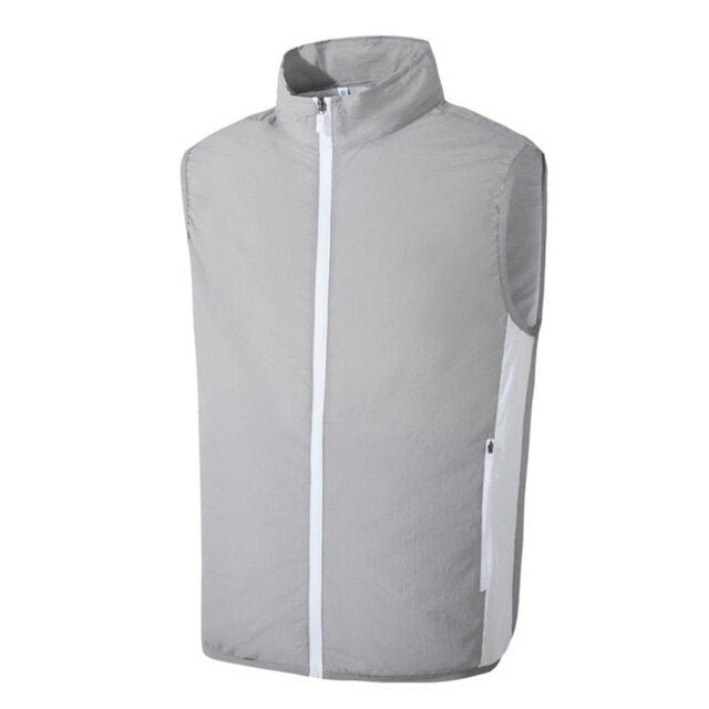 Summer Cooling Clothing Air-conditioning Fan Vest USB Smart Charging Jacket Men Women Outdoor Breathable Cool Suit Sunscreen