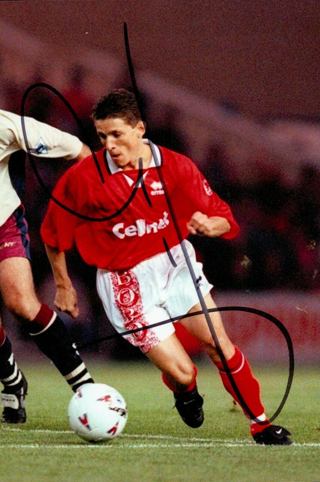 Juninho Signed 6x4 Photo Poster painting Middlesbrough Brazil Atletico Madrid Autograph + COA