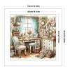 Cottage - 14CT Stamped Cross Stitch - 50*50cm