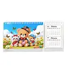 Little Bear Diamond Art Monthly Flip Tabletop Calendar January 2027 - December 2028 Small Desktop Calendar Planner 24 Months for Living Room Bedroom Office Desk Gift Giving