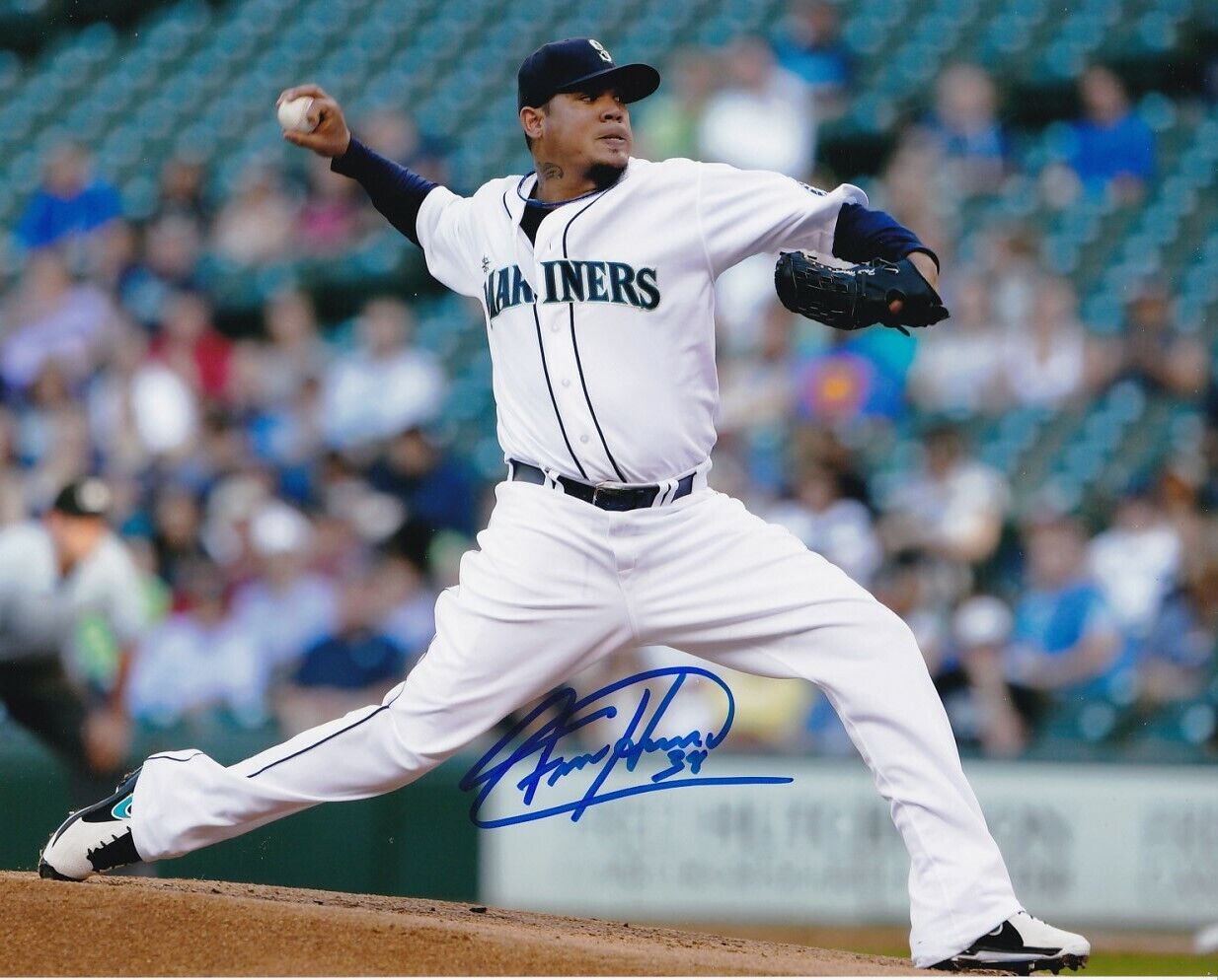 FELIX HERNANDEZ SIGNED AUTOGRAPH 8X10 Photo Poster painting SEATTLE MARINERS