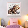 Sleeping Puppy-11CT Stamped Cross Stitch 40*40cm/15.75*15.75in