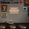 Warning Posters - Vintage Metal Signs(12*8Inch)