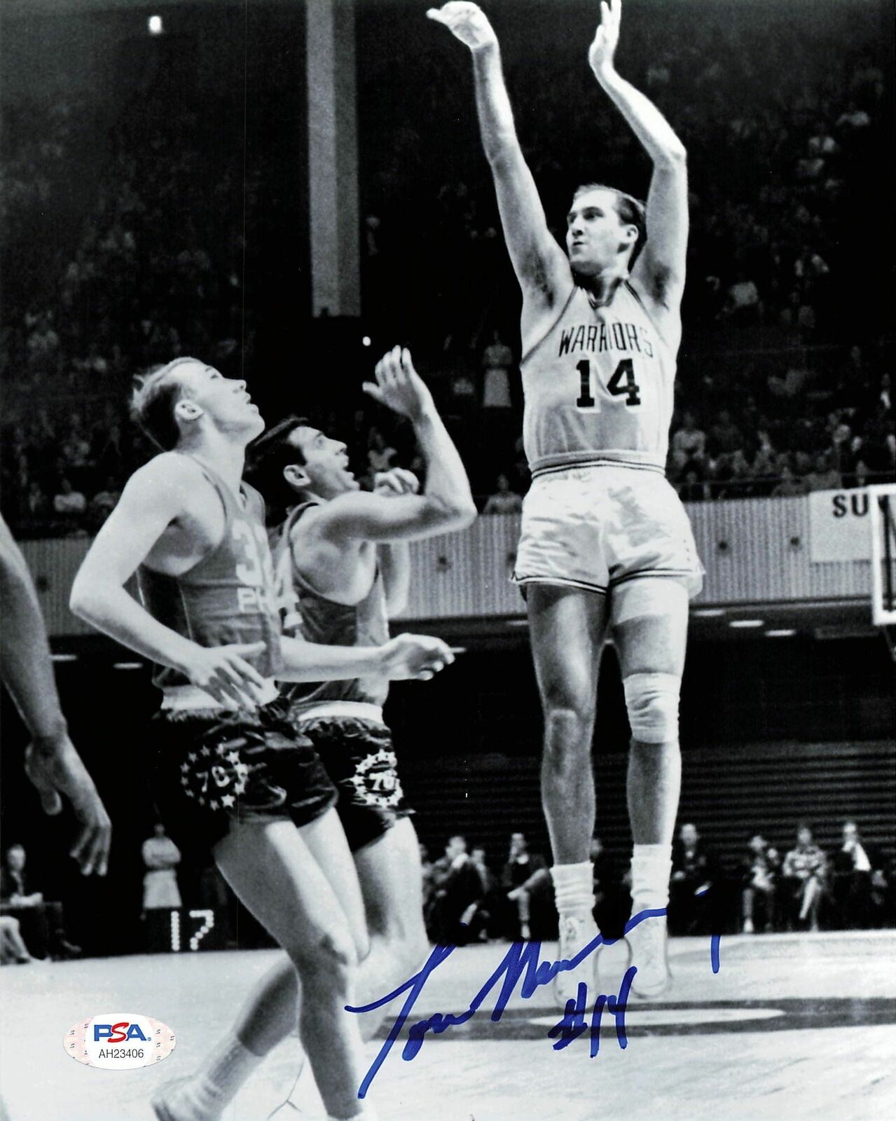 Tom Meschery signed 8x10 Photo Poster painting PSA/DNA San Francisco Warriors Autographed