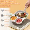 3in1 Egg Frying Pan Breakfast Nonstick Omelet Pan for Gas Stove Induction Cooker