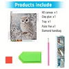 Eule b speziell geformte 5D-DIY-Teilbohrer Diamanten Punkte, Edelsteinkunst-Kits f&uuml;r Erwachsene, Anf&auml;nger, Wohndekoration, Diamanten, Gem&auml;lde, Edelste