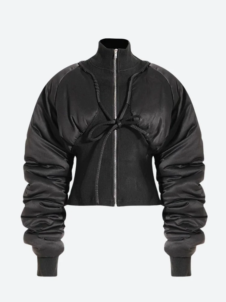 Brownm Corduroy Zip-Up Jacket