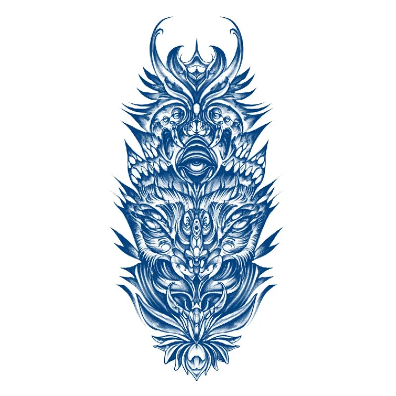 Juice Lasting Ink Tattoo Body Art Waterproof Temporary Sticker Snake Musical Note Women Totem Small Paw Rose Arm Fake Tattoos