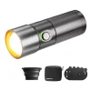 SIDANDE Four Color Photography Flashlight 8400mAh Power Portable Photography Spotlight, LED Flashlight Aluminum Alloy Light for Video Recording and Video Blogging