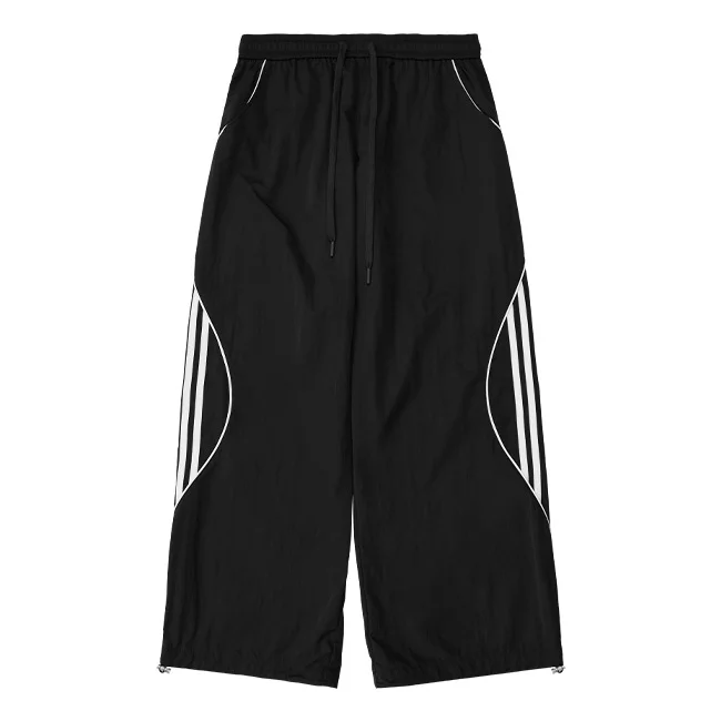 Zingj Zingj Retro Casual Wide-Leg Pants Men And Women's Spring / Summer 2024 New Light Fashion Logo Street Straight Pants