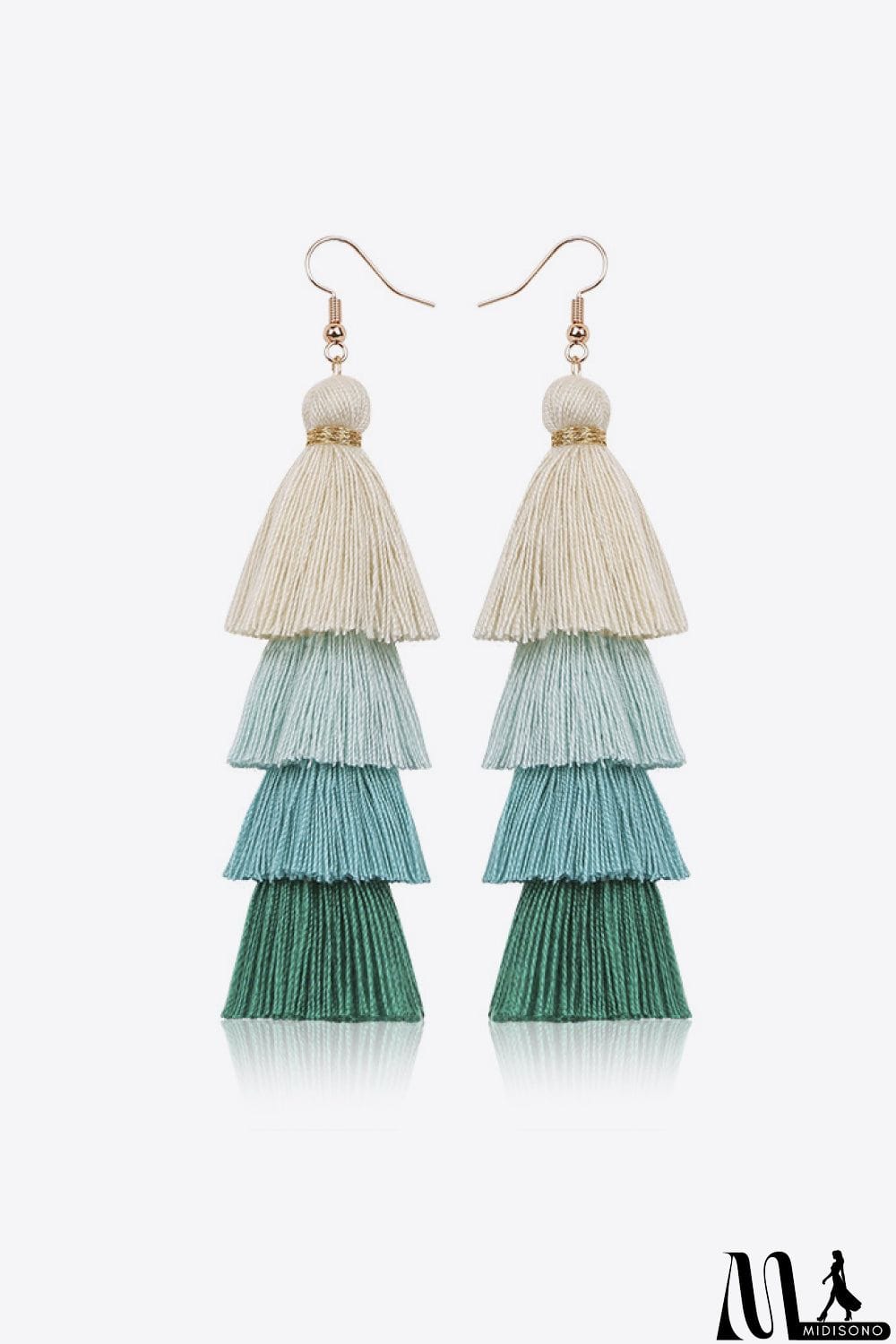 MidiSono - Layered Tassel Earrings