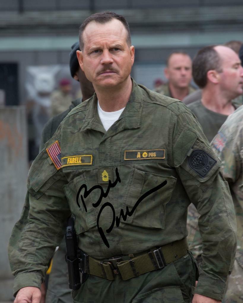 Bill Paxton Edge of Tomorrow SIGNED AUTOGRAPHED 10 X 8