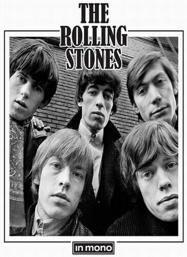 ROLLING STONES POSTER - IN MONO - Photo Poster painting QUALITY INSERT  POST!