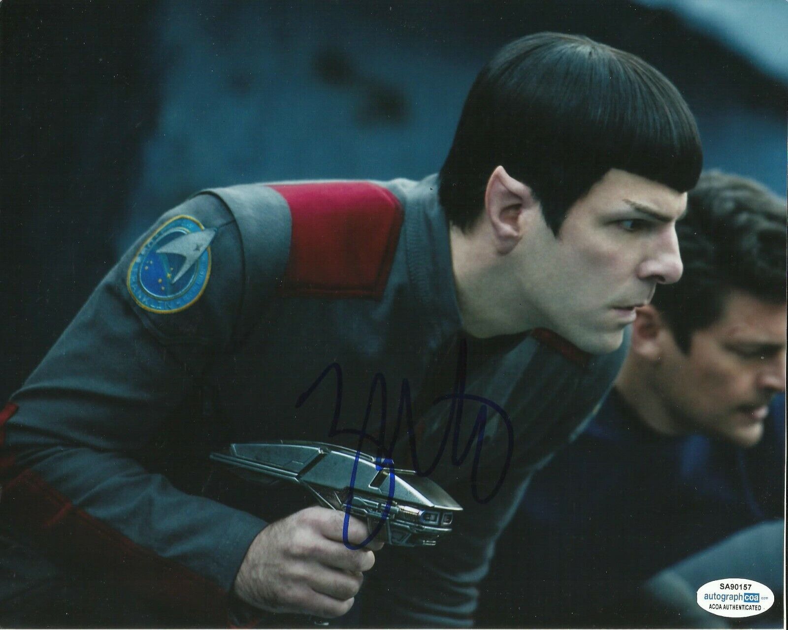 ZACHARY QUINTO SIGNED STAR TREK Photo Poster painting UACC REG 242 (3) ALSO ACOA CERTIFIED