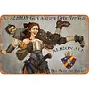 ALBION Girl - Vintage Metal Signs(8*12Inch)-Pin-up-girls