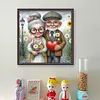 Old Couple-11CT Stamped Cross Stitch 40*40cm/15.75*15.75in tapestrymarket