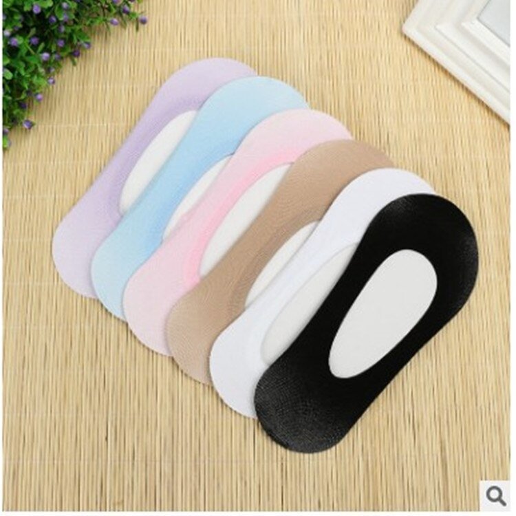 Sock Slipper Women Summer New Breathable Transparent Deodorant Solid Anti-skid Womens Socks Simple All-match Trendy Leisure Chic