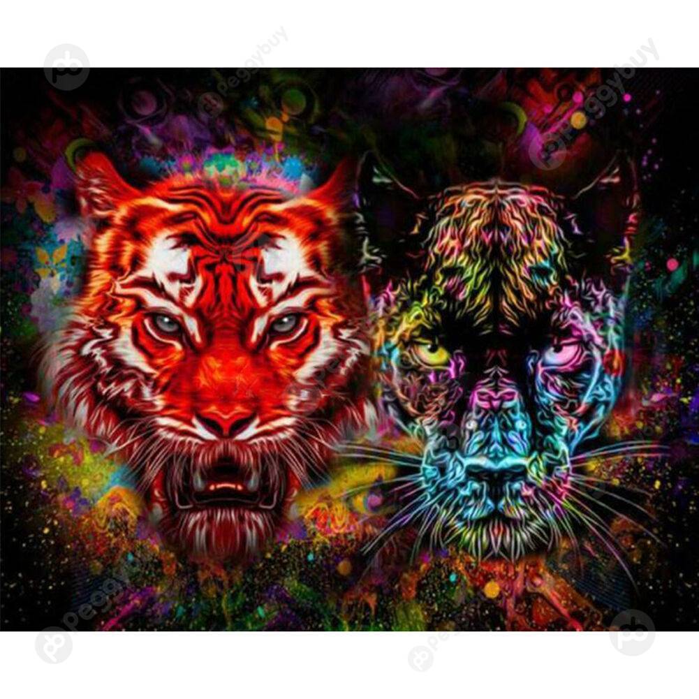 

50*40CM Paint By Numbers-Tiger Leopard, 501 Original