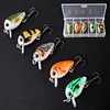5pcs Mini Crankbait Fishing Lure Floating Wobbler Artificial Hard Bait Swimbait