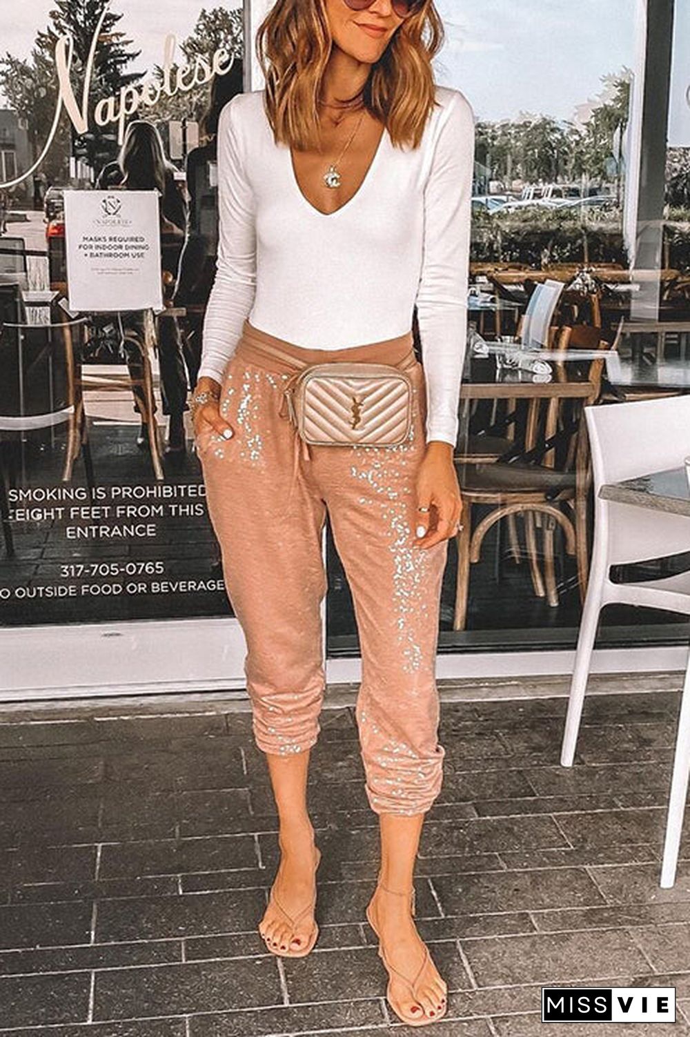 Show Your Sparkle Sequin Joggers